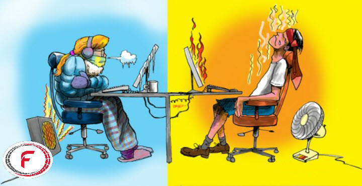 دمای محیط کار