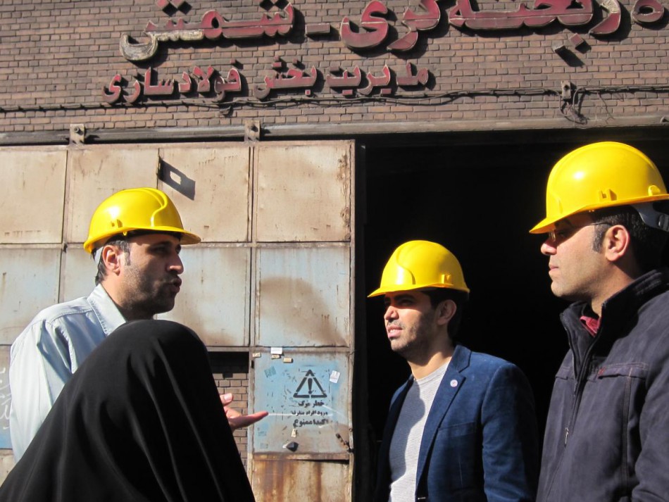بازدید فولاد 24 از ذوب آهن