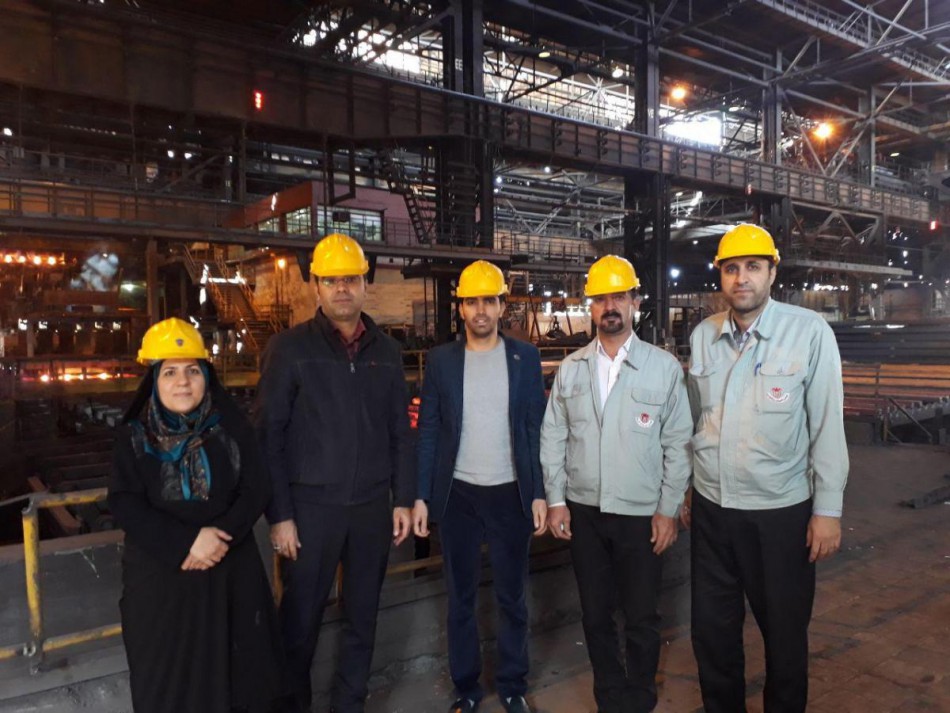 بازدید فولاد 24 از ذوب آهن