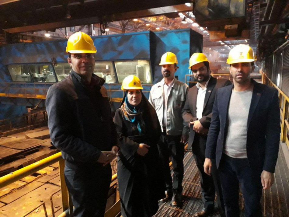 بازدید فولاد 24 از ذوب آهن