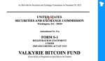 پنجمین اصلاحیه Valkrie برای ETF اسپات بیت کوین
